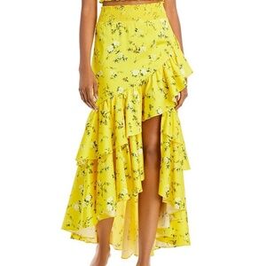 Alice and Olivia Cristina Wrap Ruffle Skirt Size 2